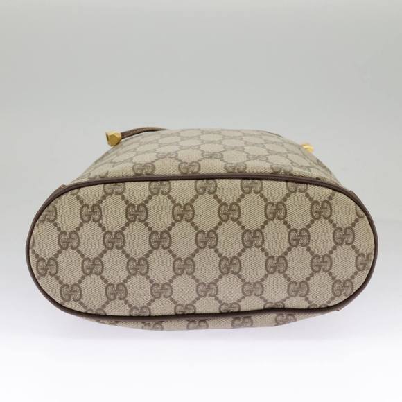 GUCCI GG Supreme Web Sherry Line Shoulder Bag PVC Beige 164 02 034 Auth 98308 - Picture 5 of 16